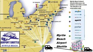 myrtle beach airline map shuttle service 1